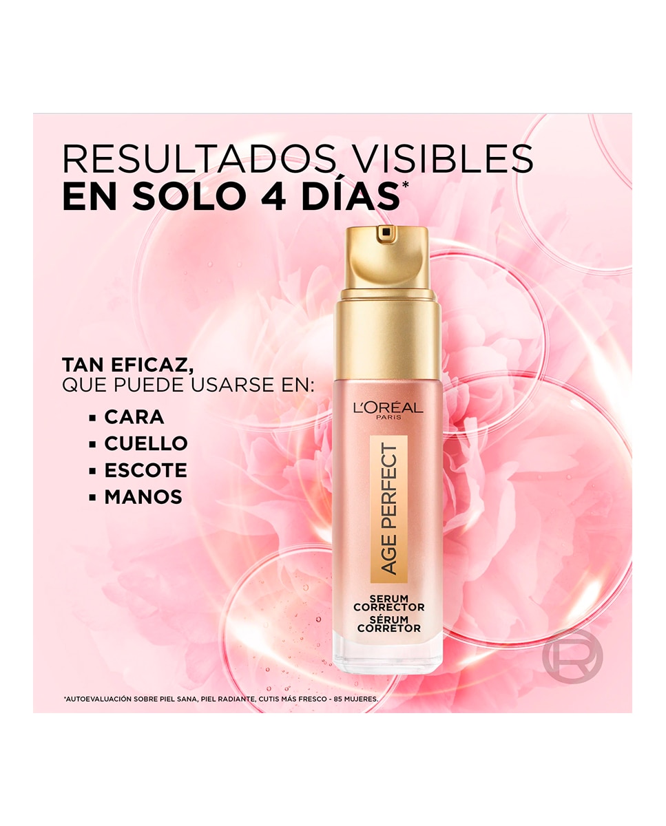 Imagen 5 de Sérum Corrector Age Perfect Acción Rápida Anti-Manchas Pieles Maduras 30 ml L'Oréal Paris - 30 ml