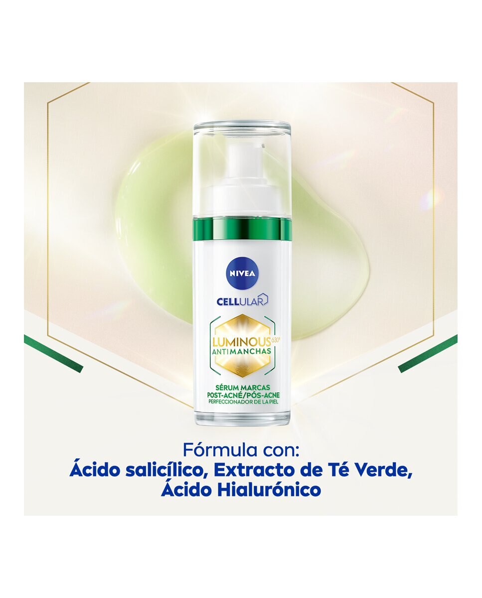 Sérum Facial Cellular Luminous 630 Antimarcas Post Acné 30 ml Nivea - 30 ml 3