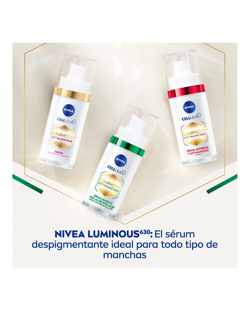 Sérum Facial Cellular Luminous 630 Antimarcas Post Acné 30 ml Nivea - 30 ml 6
