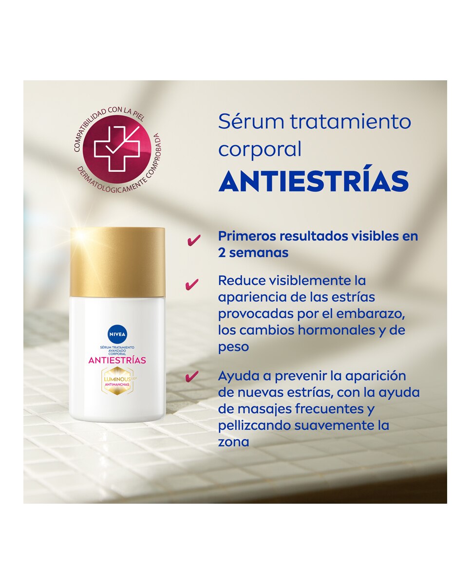 Sérum Corporal Luminous 630 Antiestrías Nivea - 100 ml 3