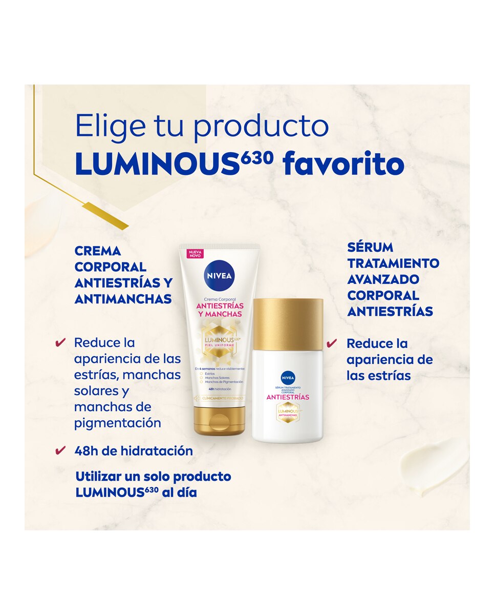 Sérum Corporal Luminous 630 Antiestrías Nivea - 100 ml 7