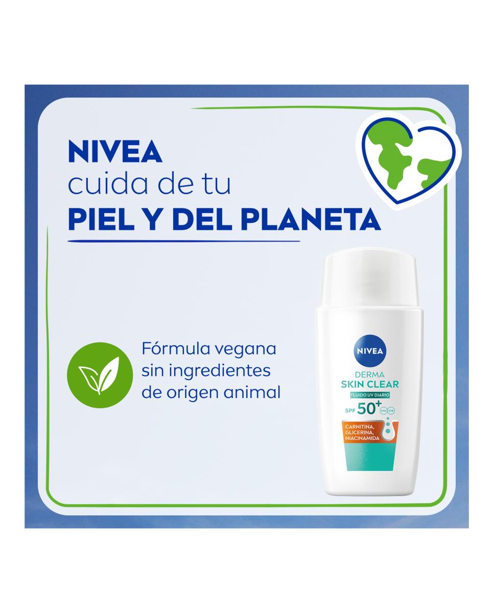 Fluido Uv Diario Spf 50+ Derma Skin Clear 40Ml Nivea 7