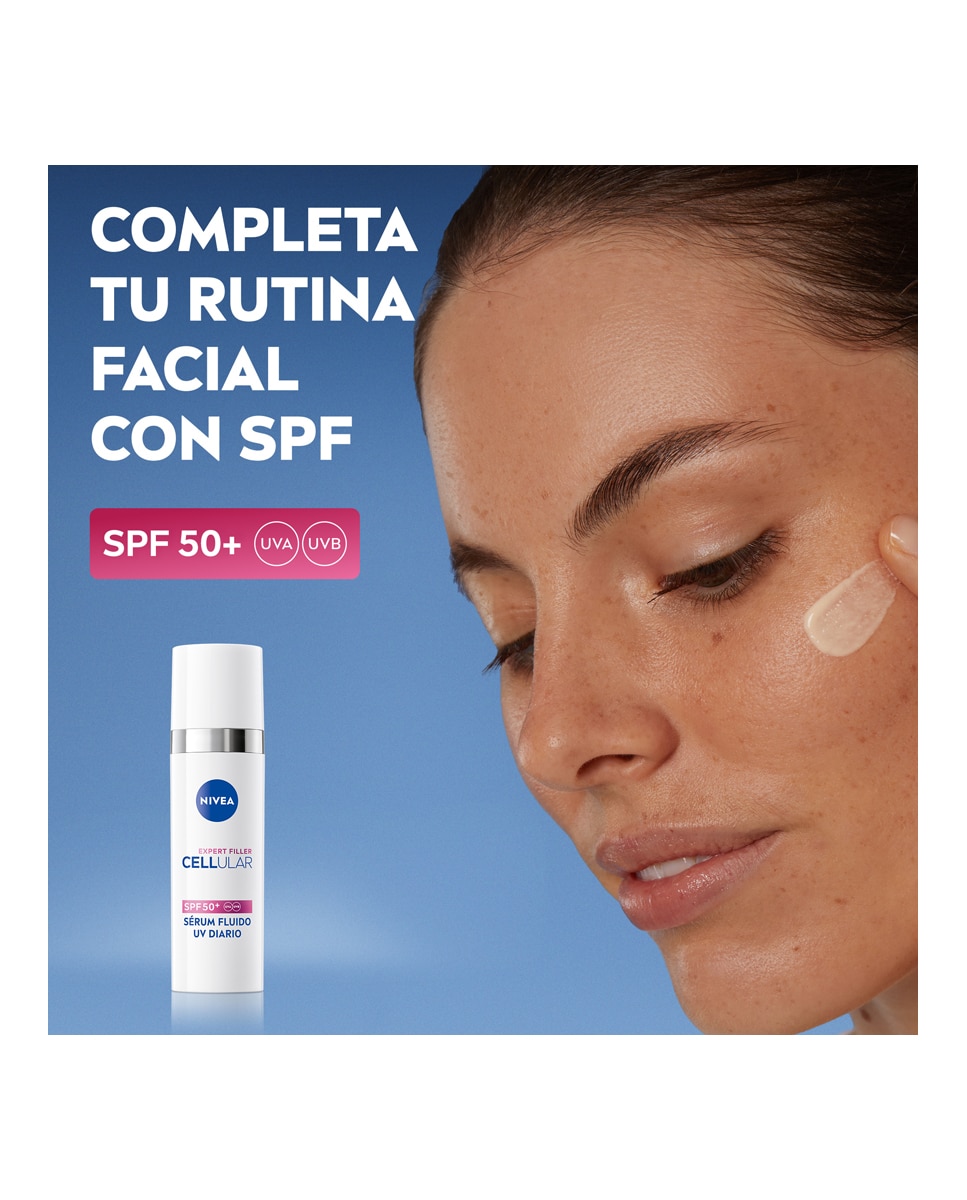 Sérum Cellular Expert Filler Fluido Uv Diario Spf50+ 30ml Nivea - 30 ml 4
