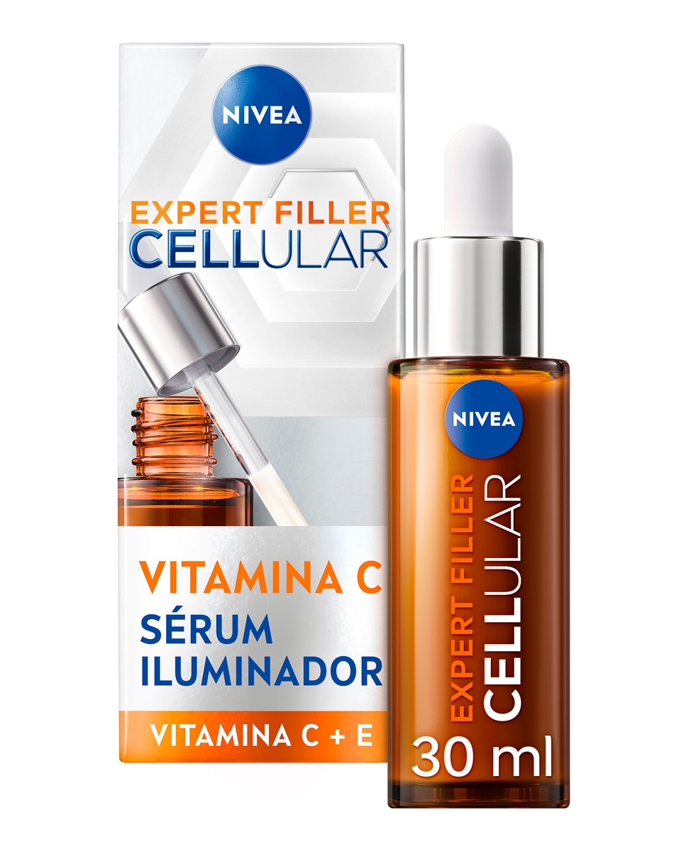 NIVEA - Sérum Iluminador Con Vitamina C Cellular Expert Filler 30 ml Nivea.