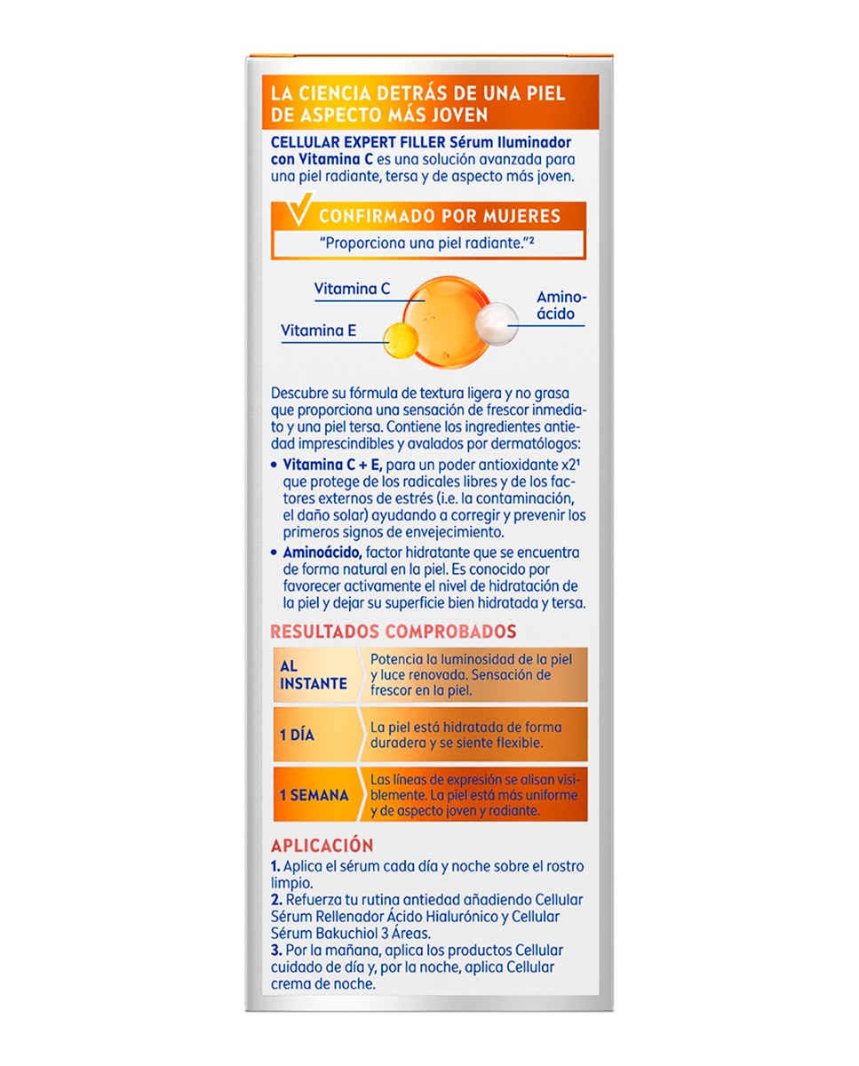 Sérum Iluminador Con Vitamina C Cellular Expert Filler Nivea - 30 ml 7