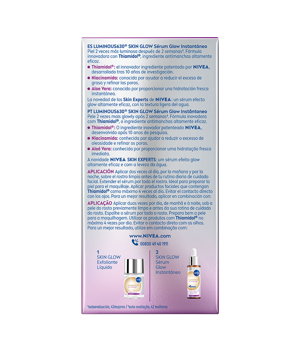Sérum Glow Instantáneo Luminous630 Skin Glow Nivea - 15 ml 2