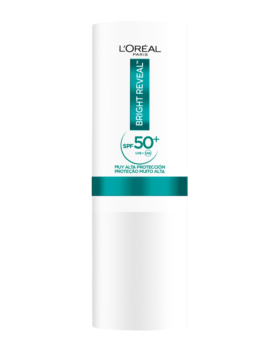 Stick Uv Diario Protección Muy Alta Spf50+ Anti-Manchas Oscuras Invisible Sobre El Maquillaje Bright Reveal L'Oréal Paris - 9 ml 2