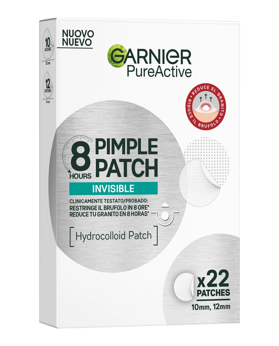 Garnier - Parches Antigranitos Pure Active Pimle Patch 22 unidades Garnier.