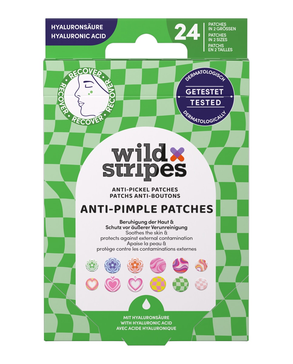 Wild Stripes - Parche Anti-imperfecciones Anti-Pimple Patches Groovy Recover Hyaluronic Acid Wild Stripes.