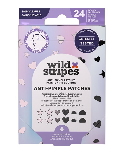 Imagen 0 de Parche Anti-imperfecciones Anti-Pimple Patches Holo Clear Salicydic Acid Wild Stripes