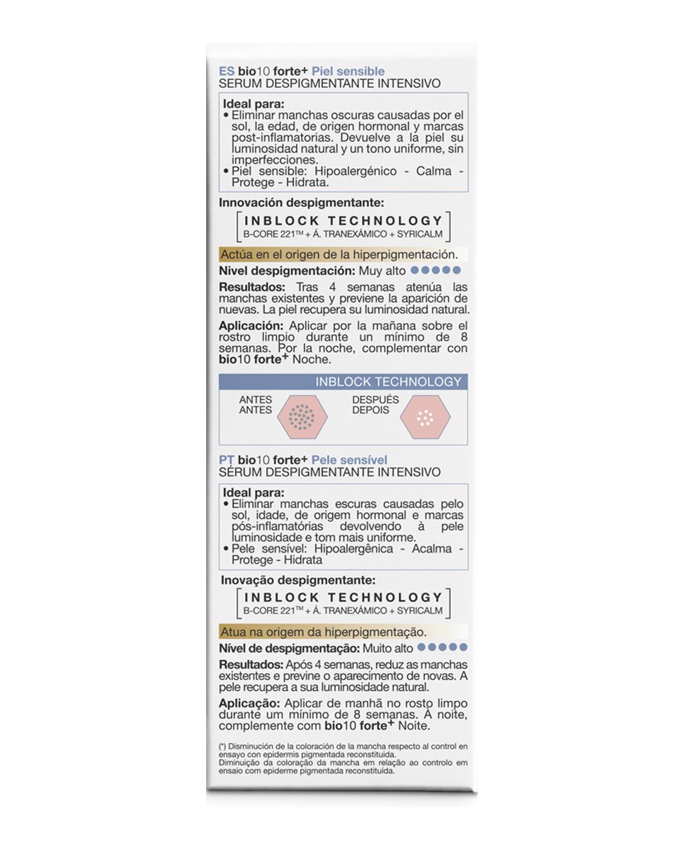 Sérum Despigmentante Intensivo Bio10 Forte+ Bella Aurora - 30 ml 5