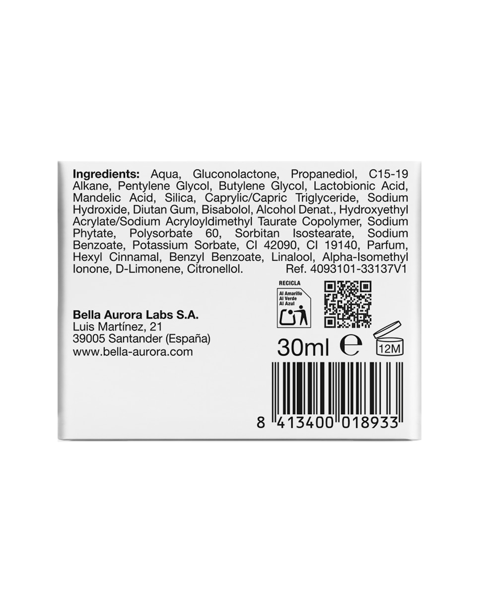 Peeling Antimanchas 10% AHA+PHA Bella Aurora - 30 ml 7