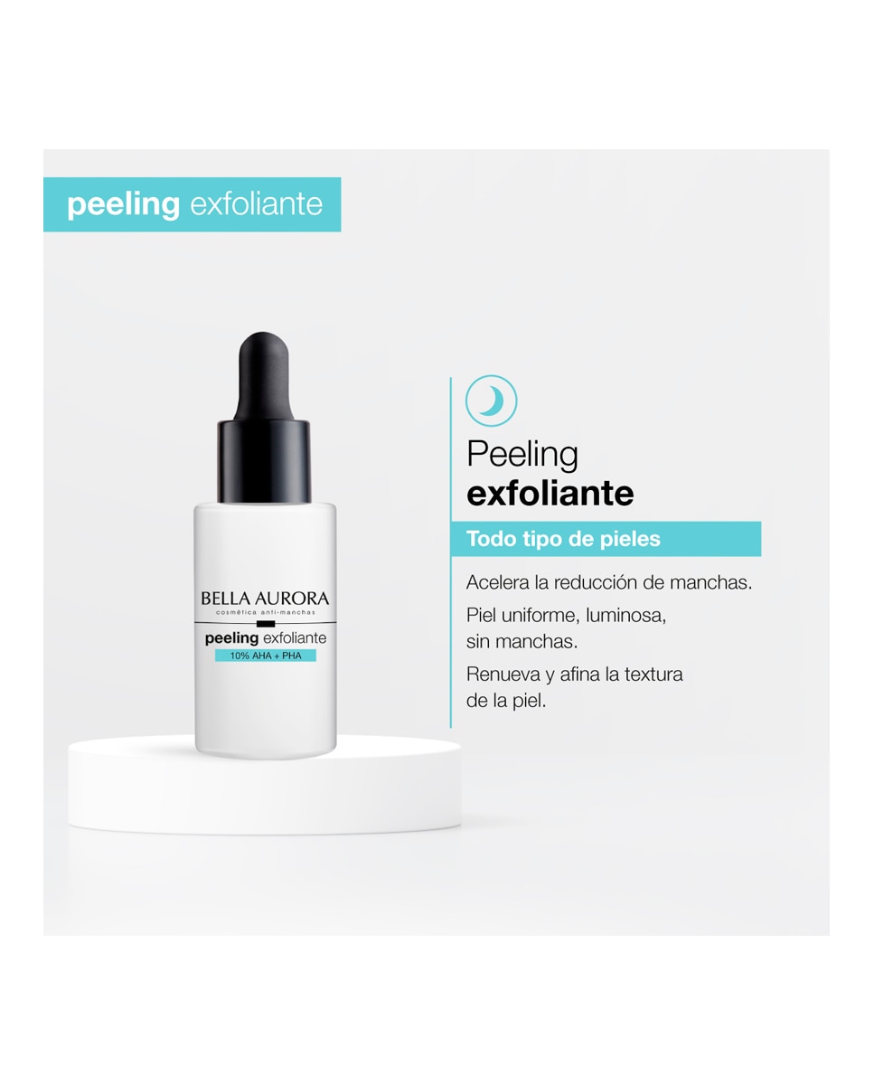 Peeling Antimanchas 10% AHA+PHA Bella Aurora - 30 ml 8