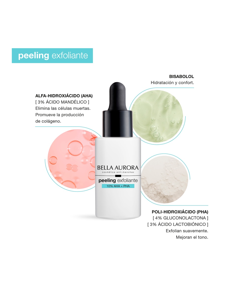 Peeling Antimanchas 10% AHA+PHA Bella Aurora - 30 ml 11