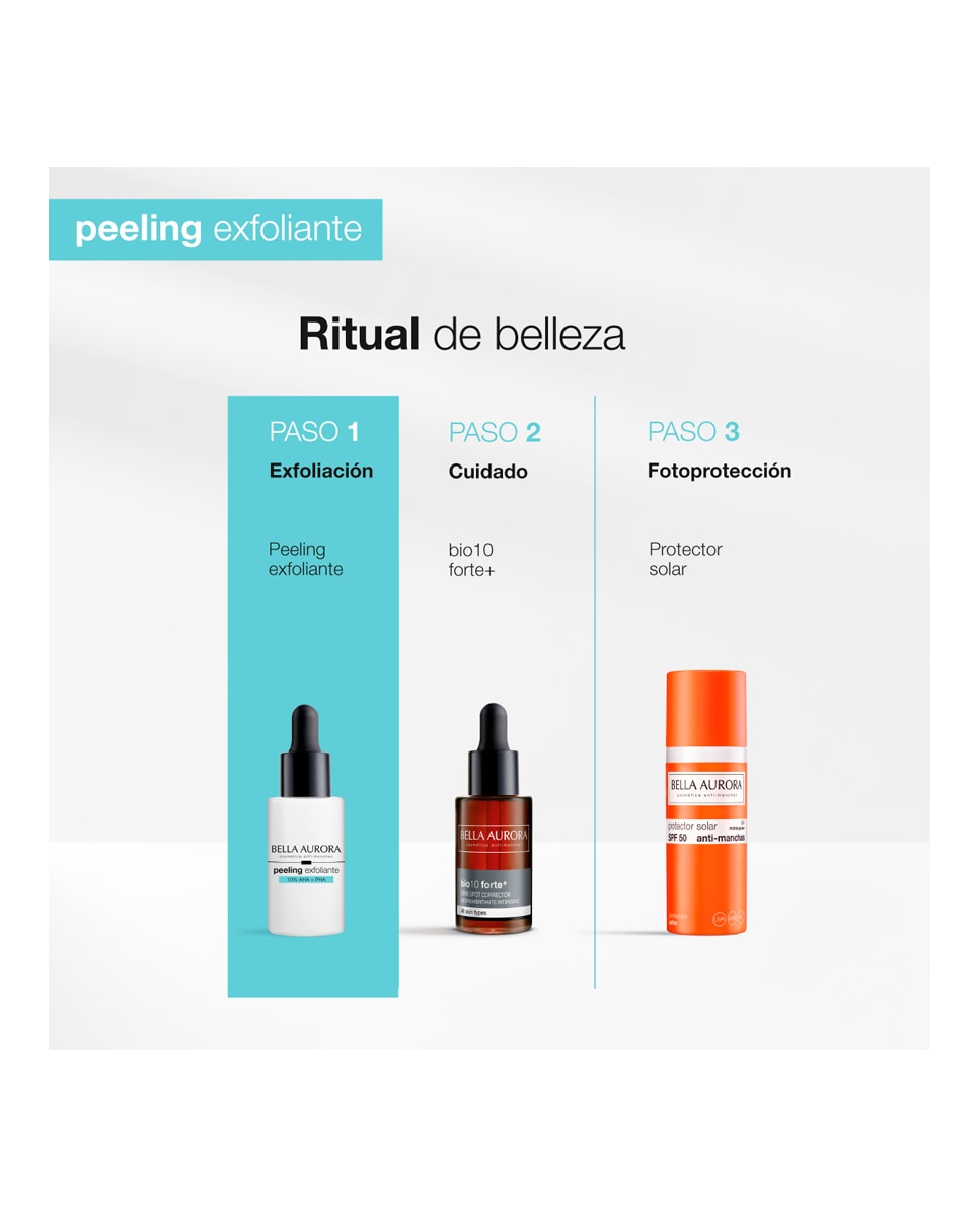 Peeling Antimanchas 10% AHA+PHA Bella Aurora - 30 ml 12