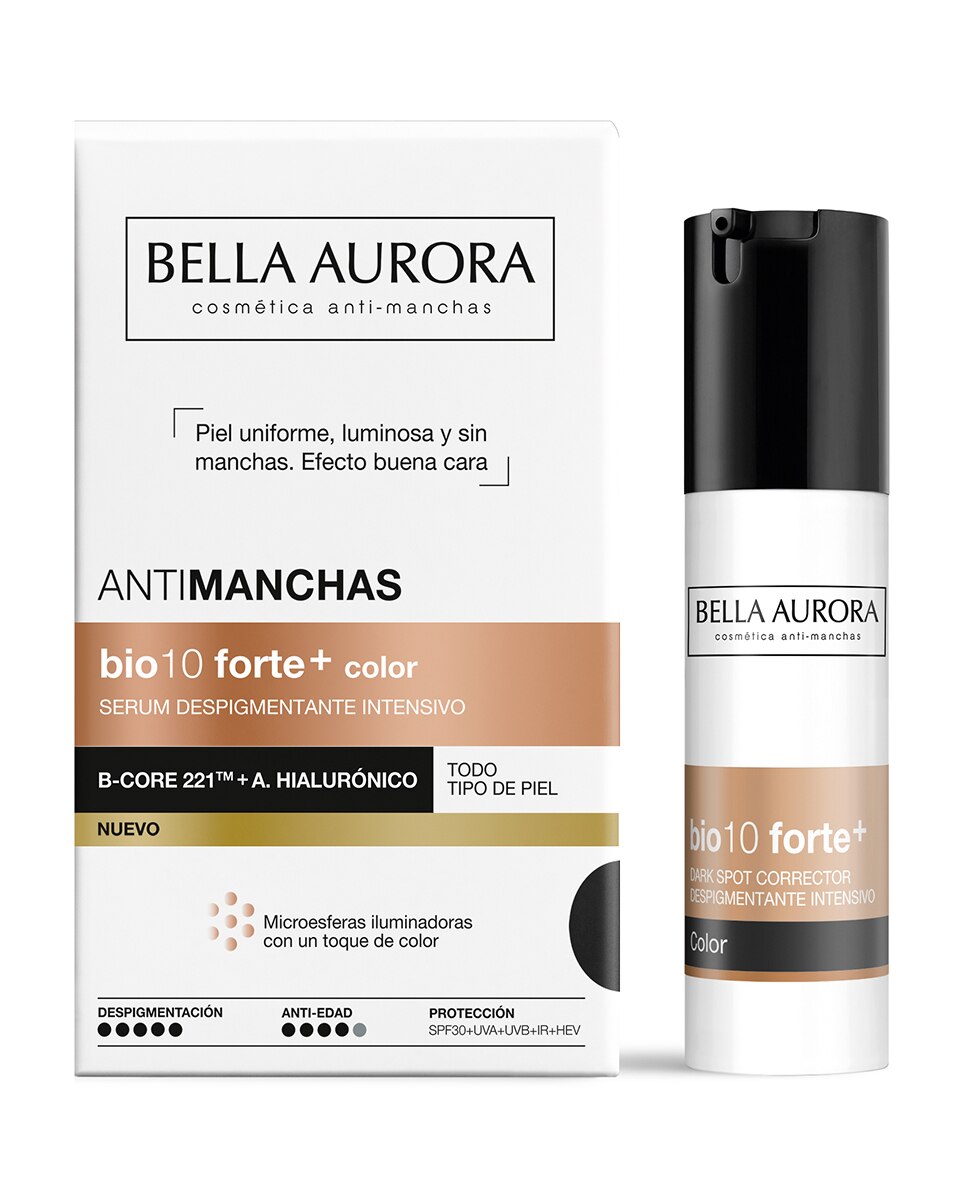 Sérum Despigmentante Bio10 Forte+ color SPF 30 Bella Aurora - 30 ml 2