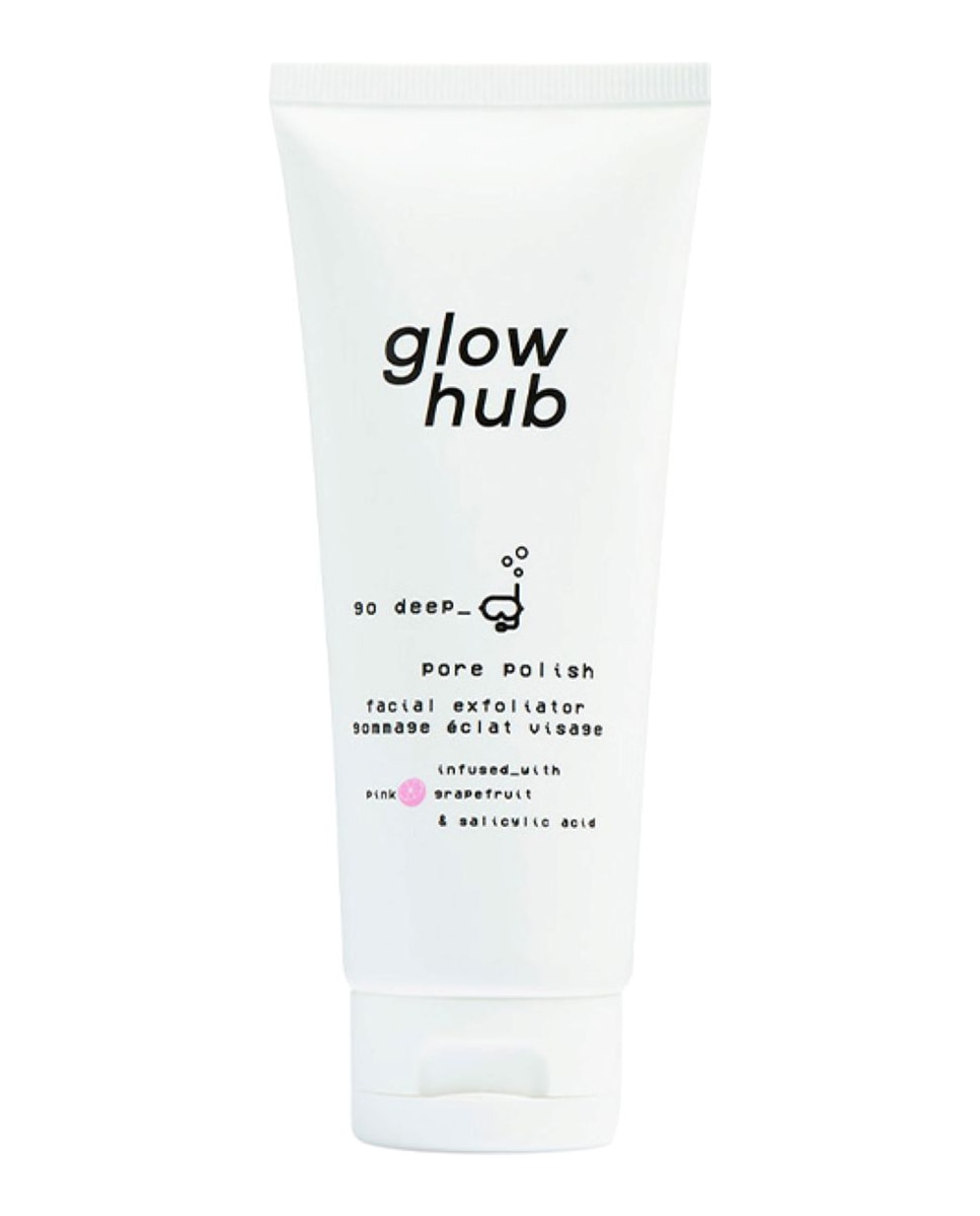 GLOW HUB - Exfoliante pore polish facial exfoliator Glow Hub.
