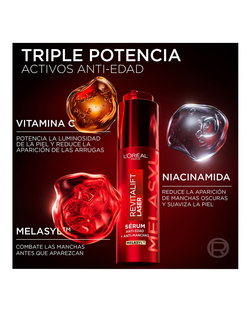 Triple Serum Antiedad Revitalift Laser 30 ml L’Oréal Paris 7