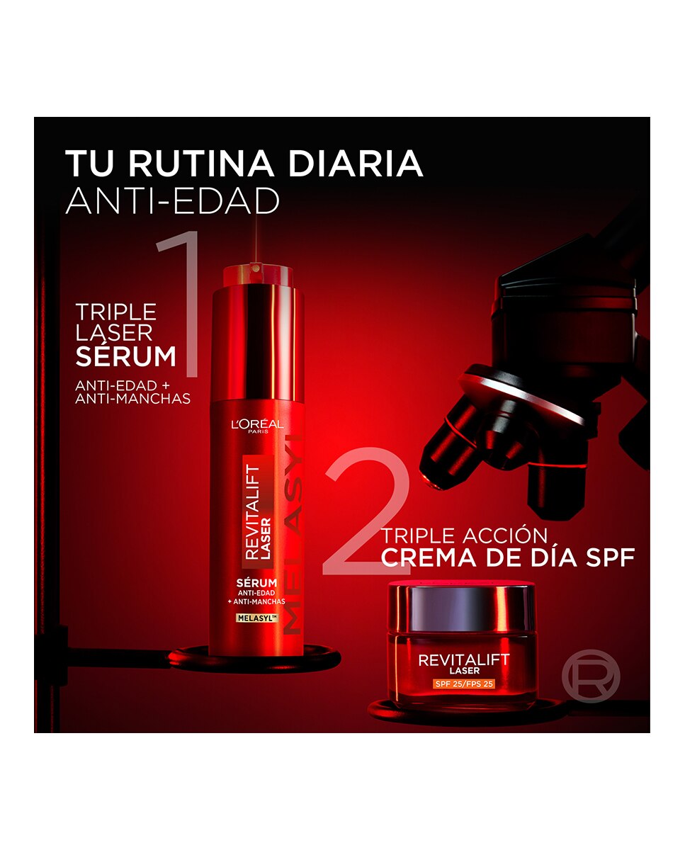 Triple Serum Antiedad Revitalift Laser 30 ml L’Oréal Paris 9