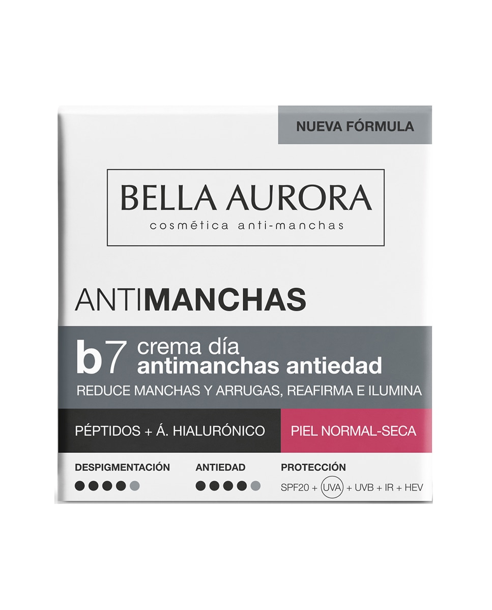 Crema Antimanchas Antiedad Para Piel Normal-Seca B7 Bella Aurora - 50 ml 4