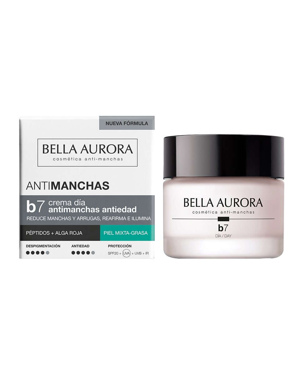 Crema Antimanchas Antiedad Para Piel Mixta-Grasa B7 50 Ml Bella Aurora - 50 ml 2