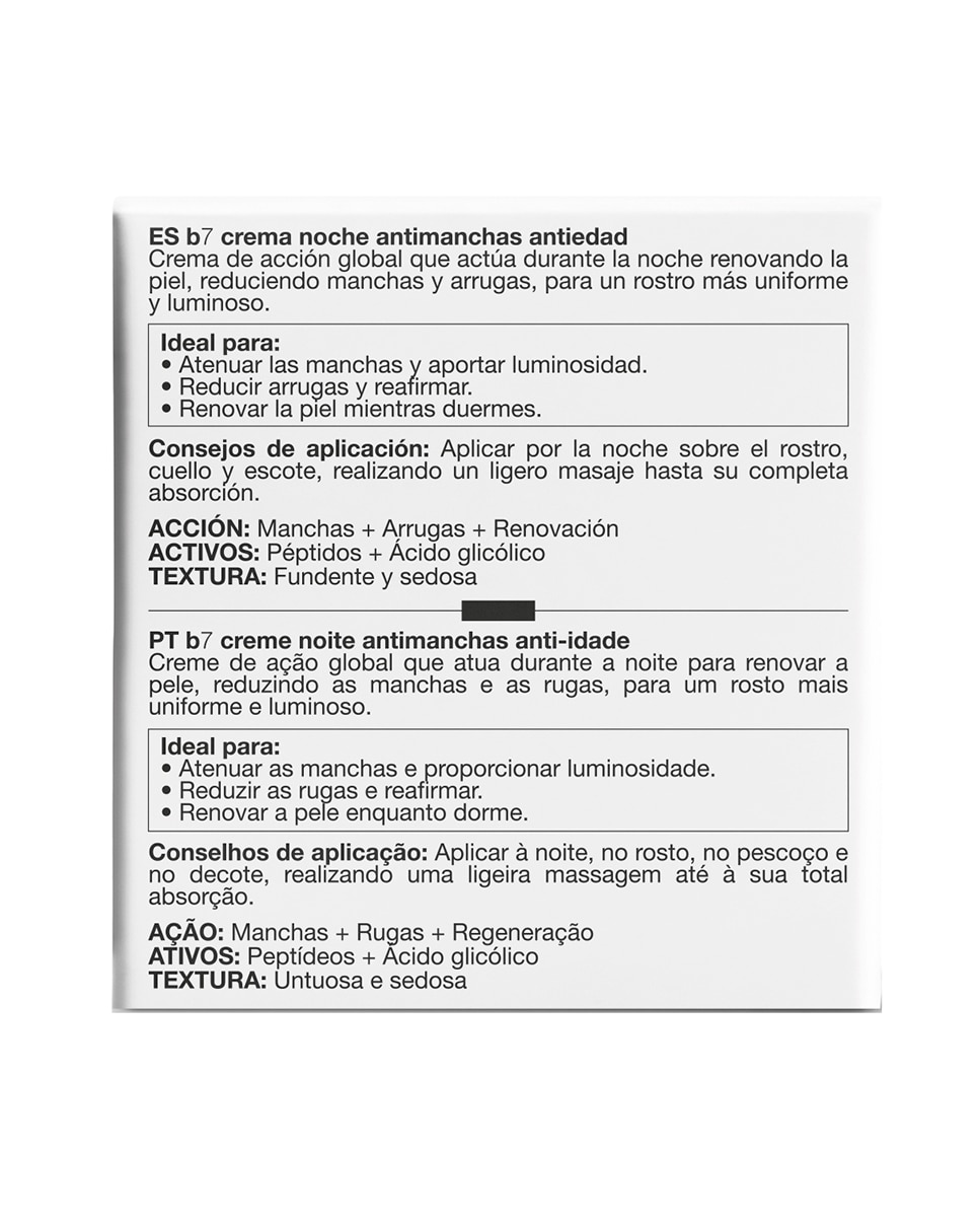 Crema Antimanchas Antiedad Noche B7 Bella Aurora - 50 ml 5