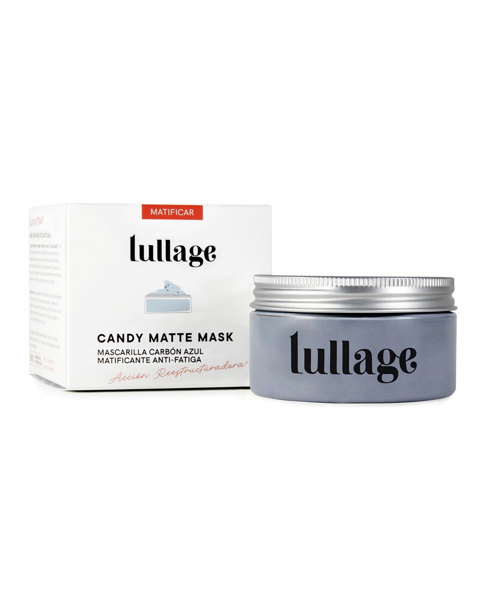 Mascarilla matificante anti-fatiga de carbón azul Lullage - 100 ml 3