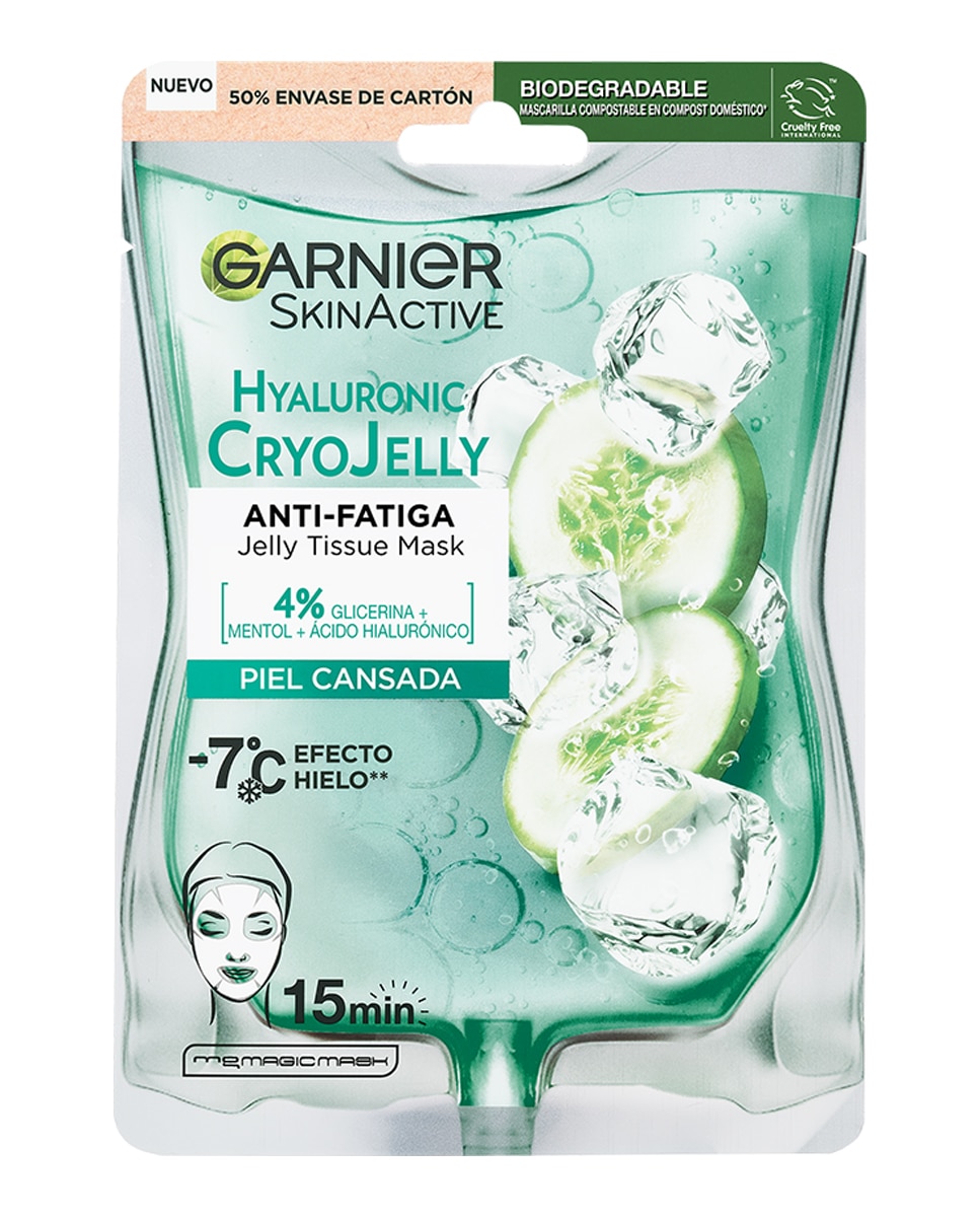 Imagen 0 de Mascarilla tissu Hyaluronic Cryo Jelly Garnier