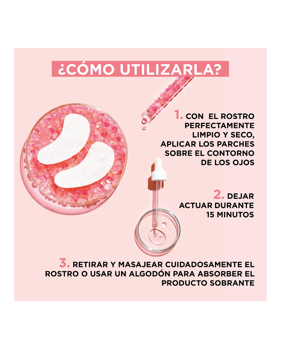 Imagen 4 de Mascarilla tissu contorno de ojos Skin Active Garnier