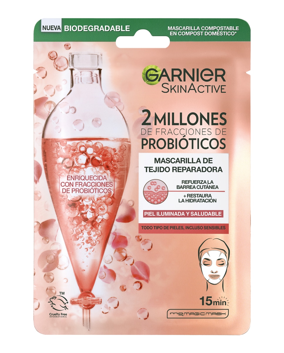 Imagen 0 de Mascarilla facial tissu reparadora Garnier