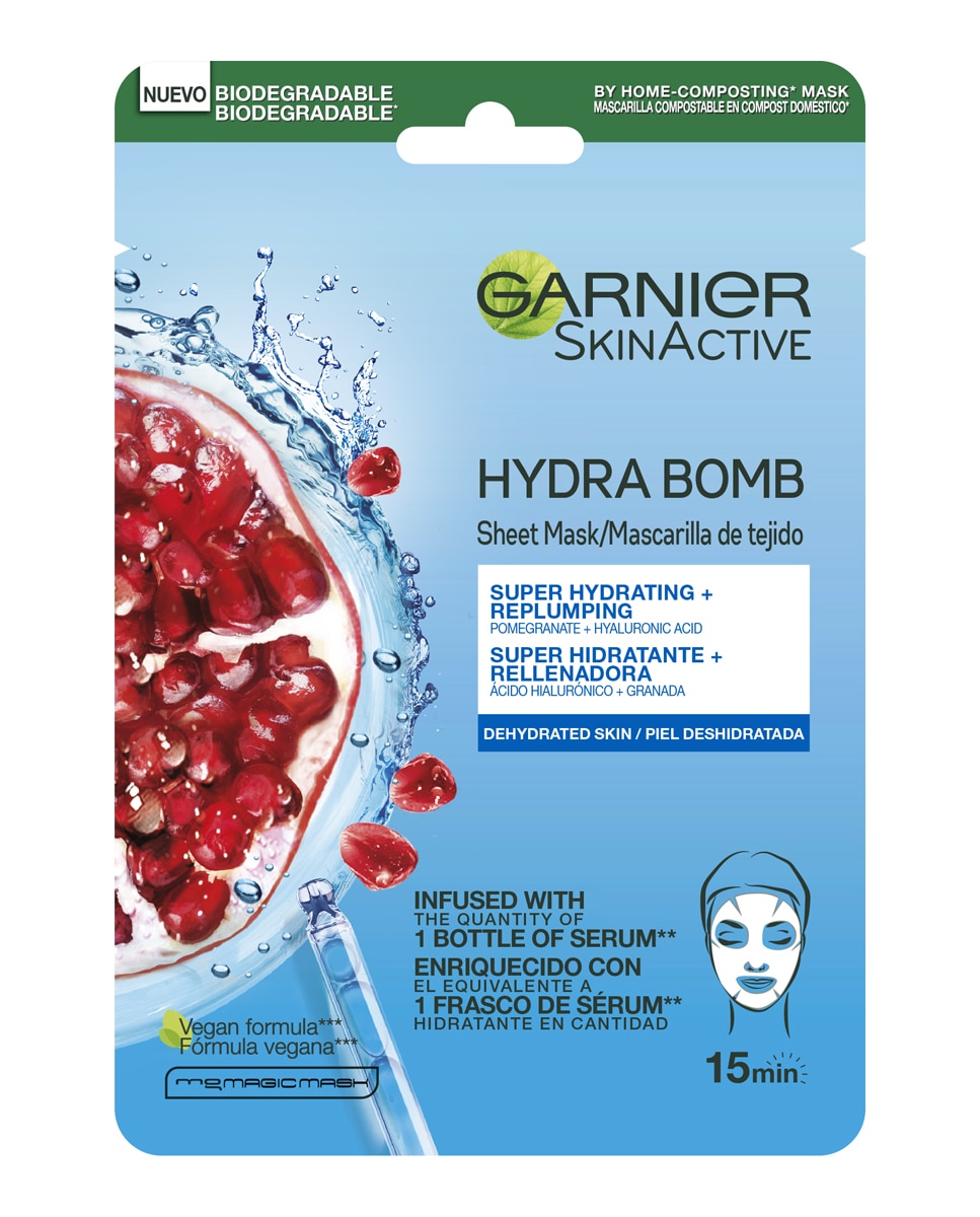 Imagen 0 de Mascarilla tissu Hydra Bomb Skin Active Garnier