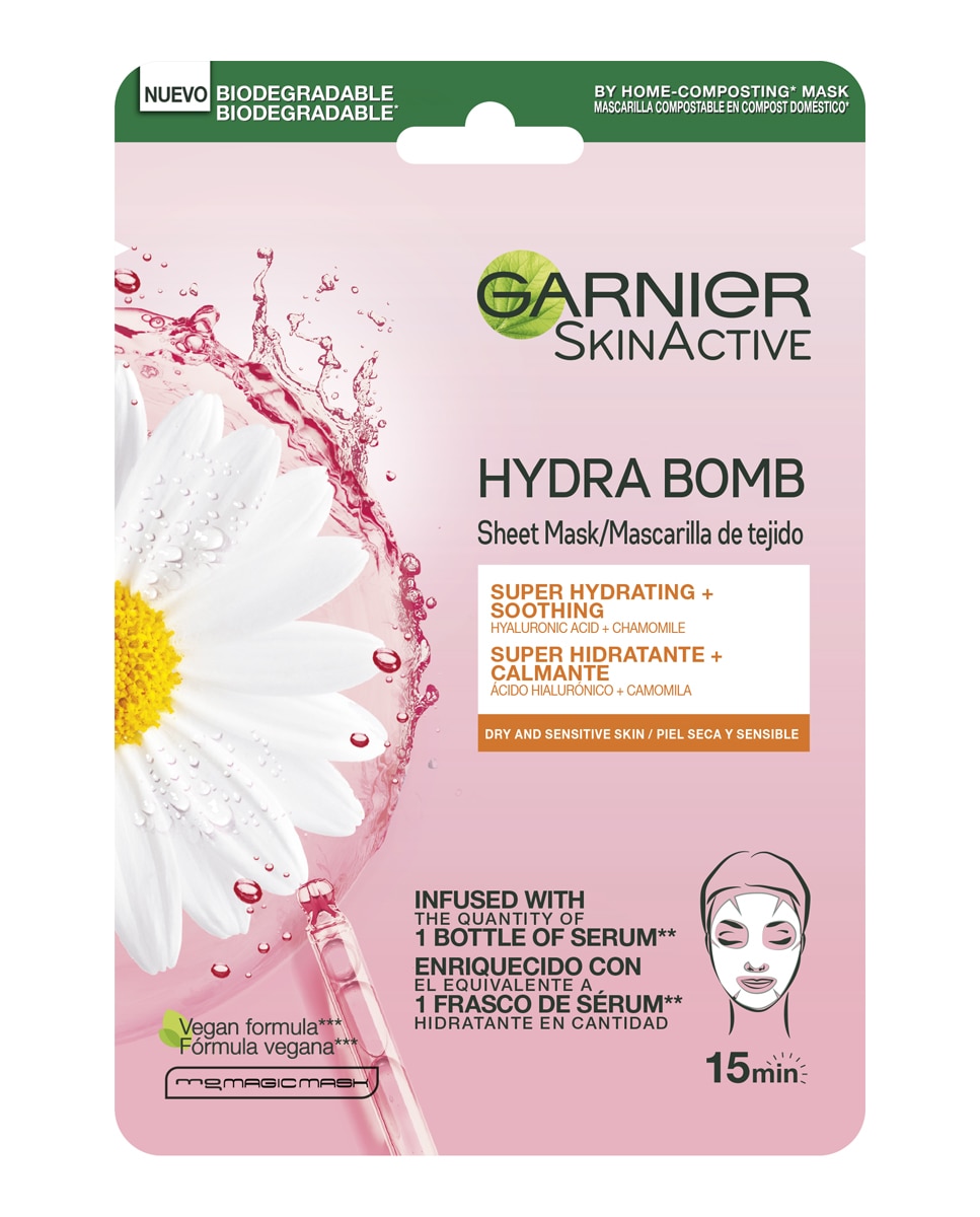 Garnier - Mascarilla tissu Hydra Bomb Skin Active Garnier.
