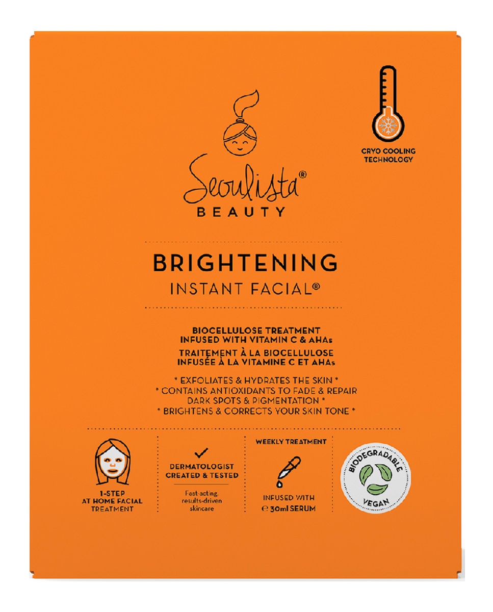 SEOULISTA BEAUTY - Mascarilla Rostro Brightening Instant Facial 30 ml Seoulista Beauty.
