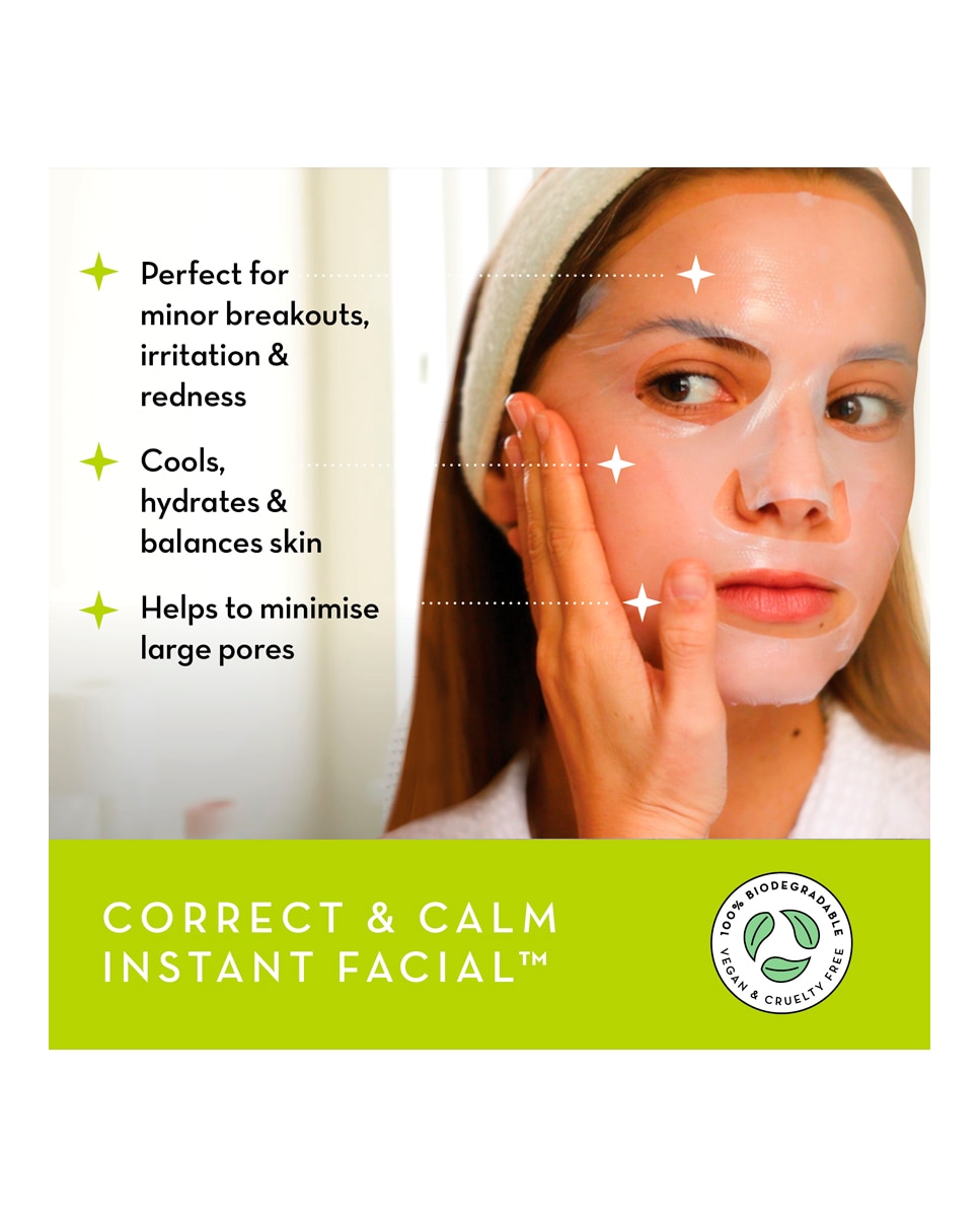 Mascarilla Rostro Correct & Calm Instant Facial 25 ml Seoulista Beauty - 25 ml 4