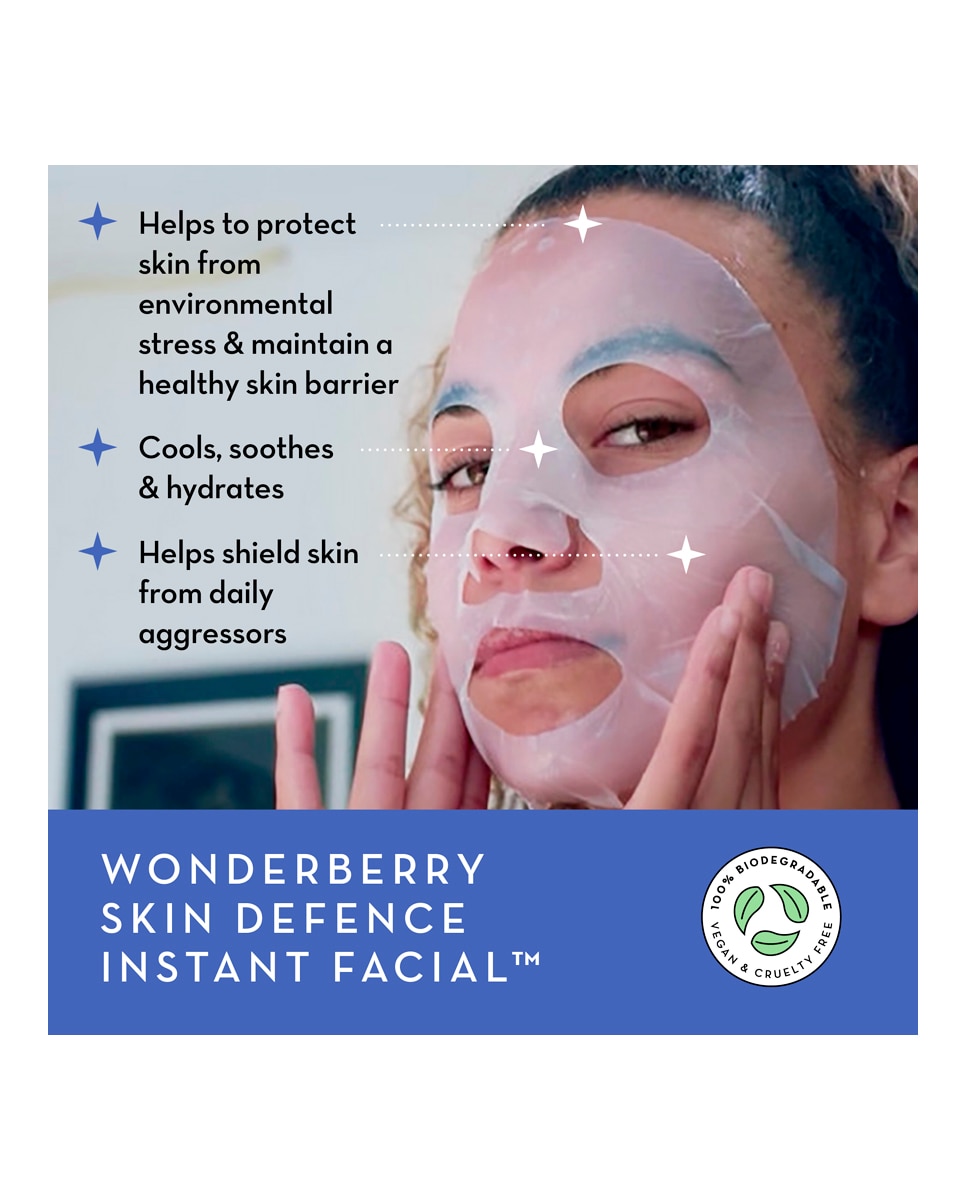 Mascarilla Rostro Wonderberry Skin Defence Instant Facial 30 ml Seoulista Beauty - 30 ml 4