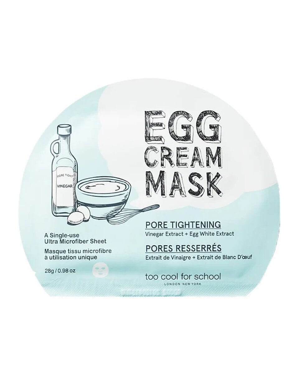 Imagen 0 de Mascarilla facial de Huevo Pore Tightening 28 g Too Cool For School