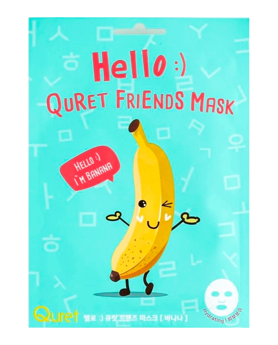 Imagen 0 de Mascarilla Hello :) Friends banana 25 g Quret