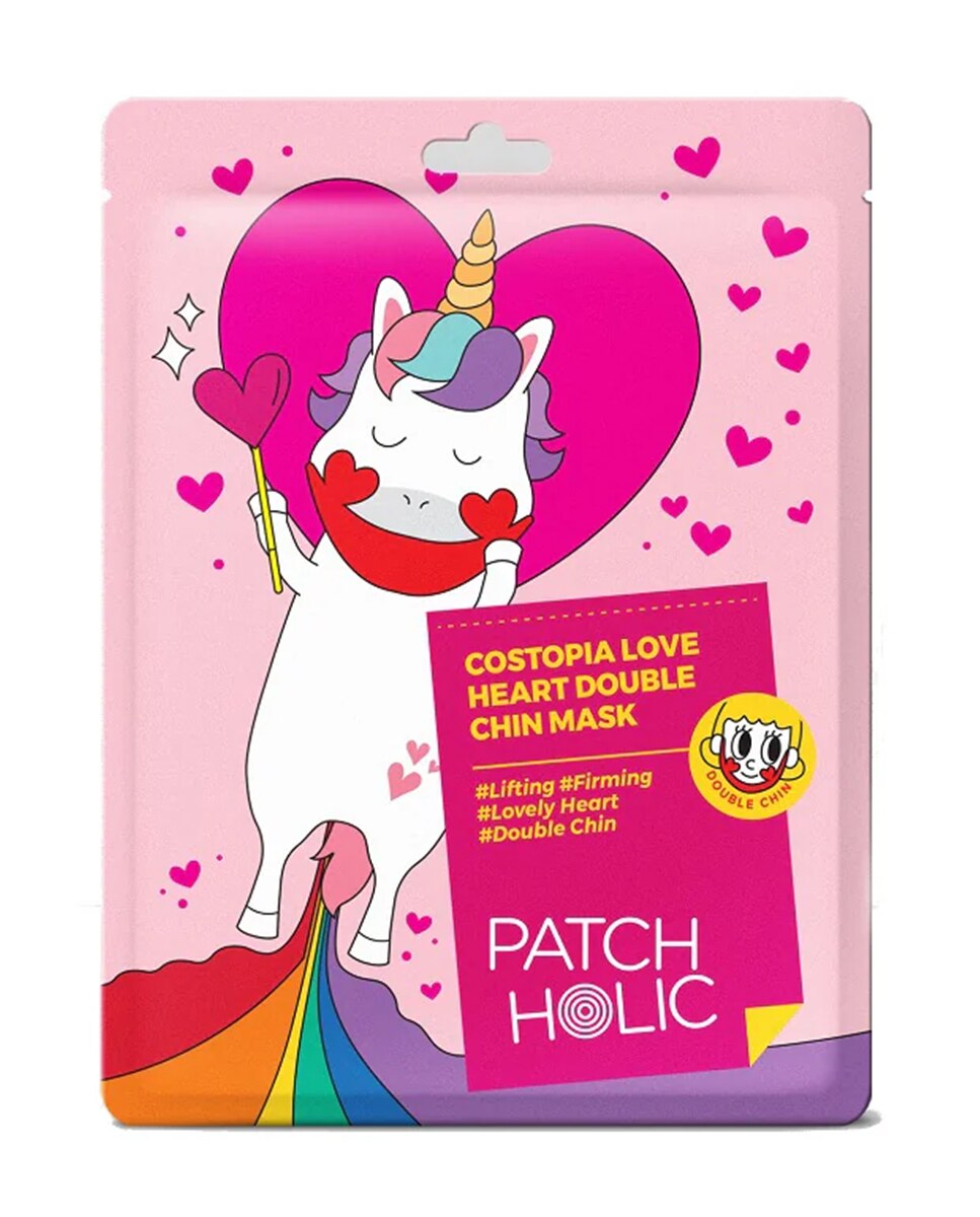 Imagen 0 de Mascarilla reafirmante Love Heart Double Chin 12 g PATCH HOLIC