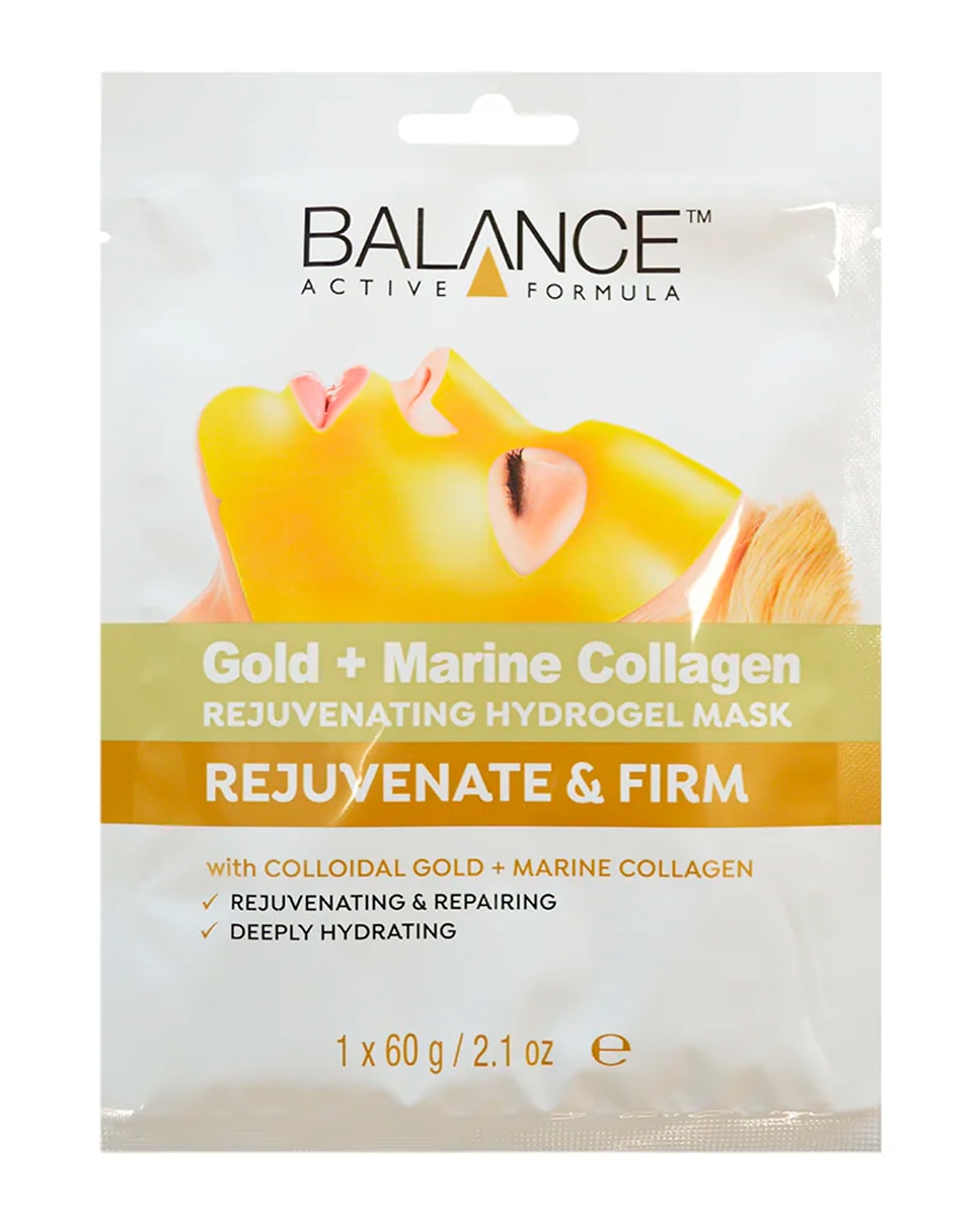 Imagen 0 de Mascarilla Facial Formula Gold+Marine Collagen Hydrogel 60 g Balance Active