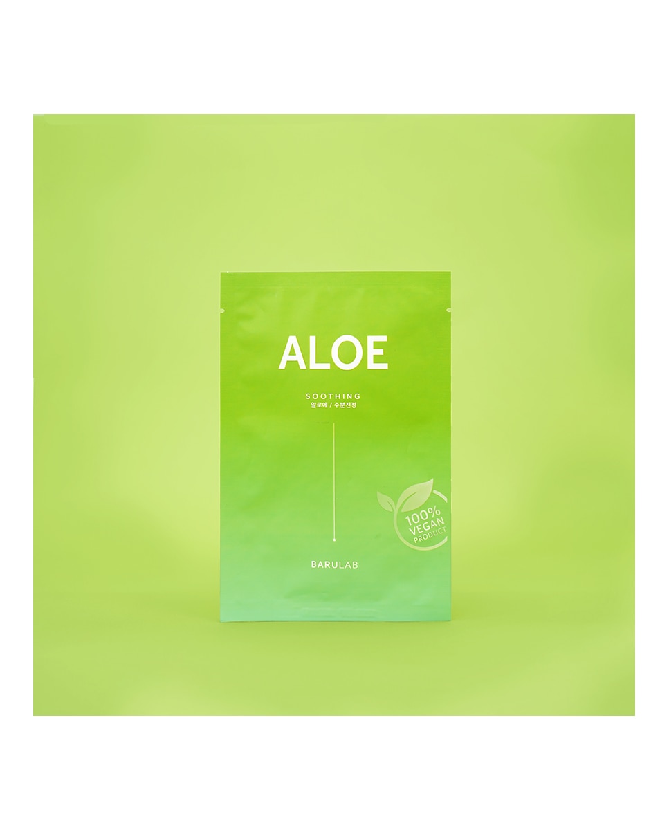 Mascarilla Vegana Calmante Aloe 23 gr Barulab 3