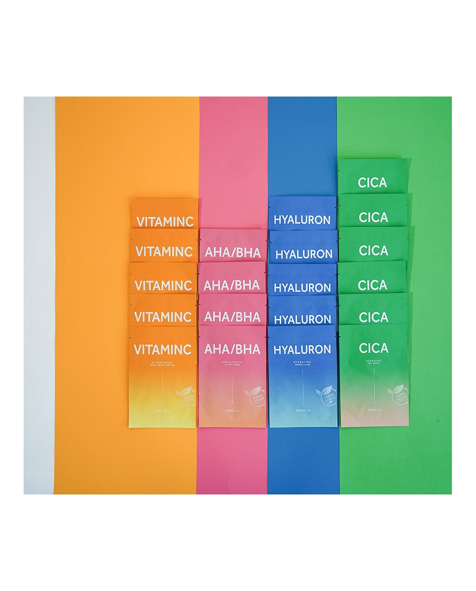 Mascarilla Vegana Hidrantante CICA 23 gr  Barulab 6