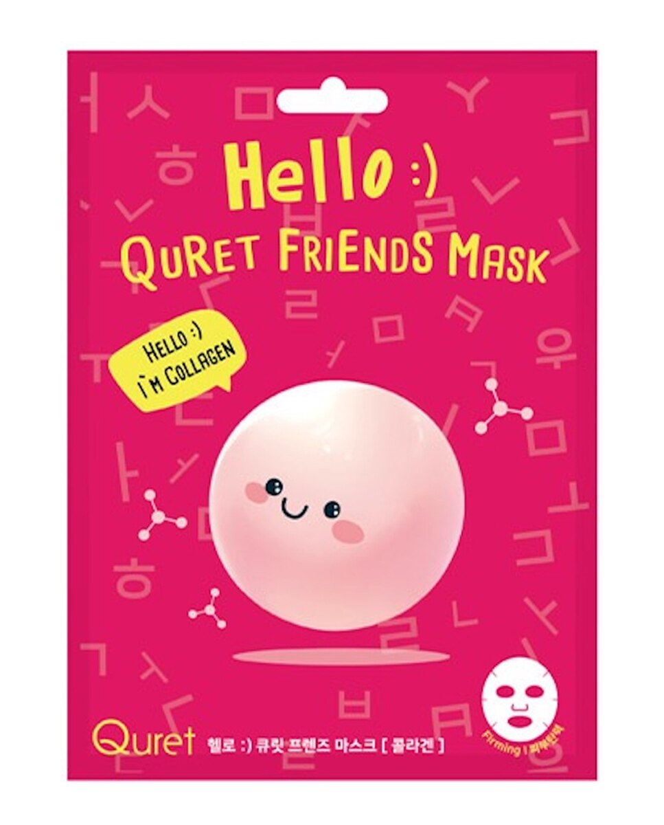 Imagen 0 de Mascarilla  Hello Friends Collagen  25G Quret