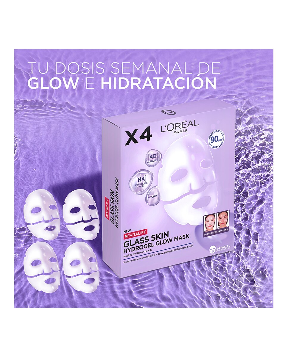 Mascarilla Facial Filler Glass 10