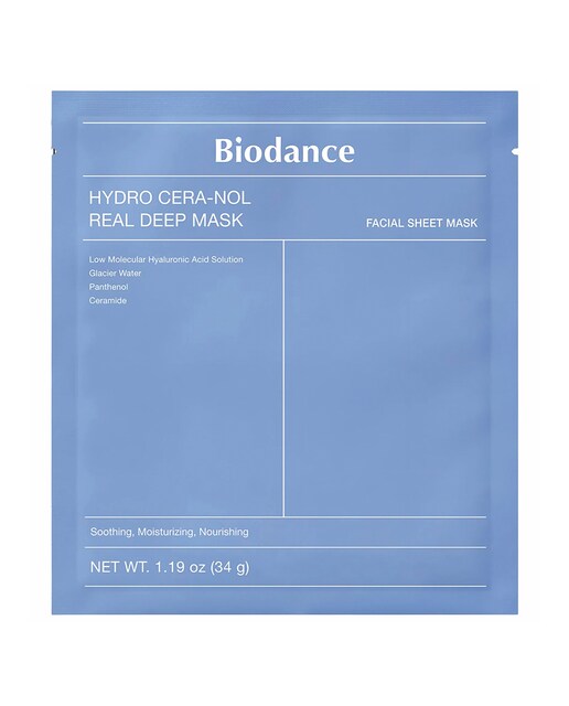 Mascarilla hidratante en gel Real Deep con Cera-nol 34g Biodance