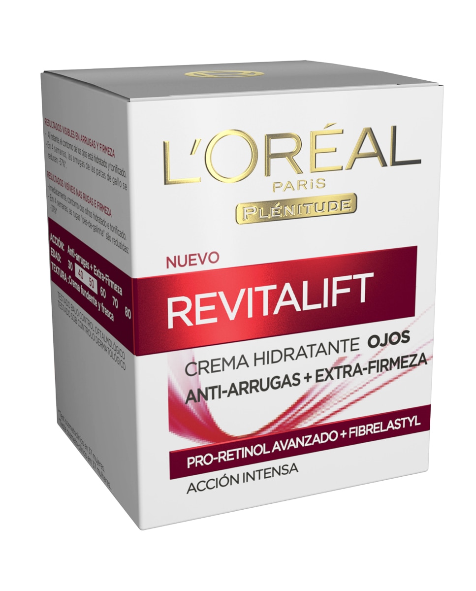 Imagen 2 de Contorno de ojos antiarrugas Revitalift L'Oréal Paris - 15 ml