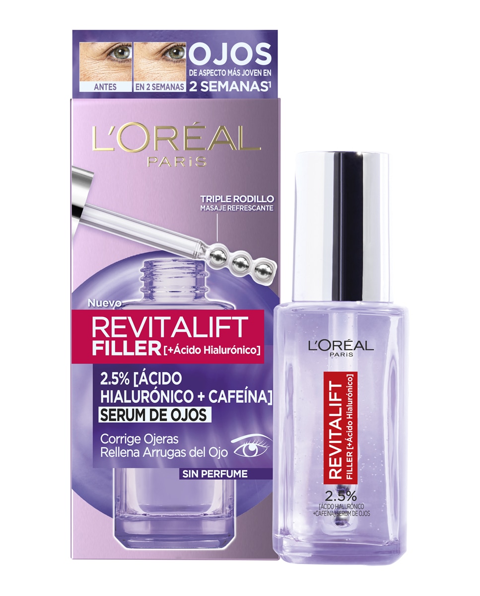 Sérum de ojos Revitalift Filler Ácido Hialurónico L'Oréal Paris - 20 ml 2