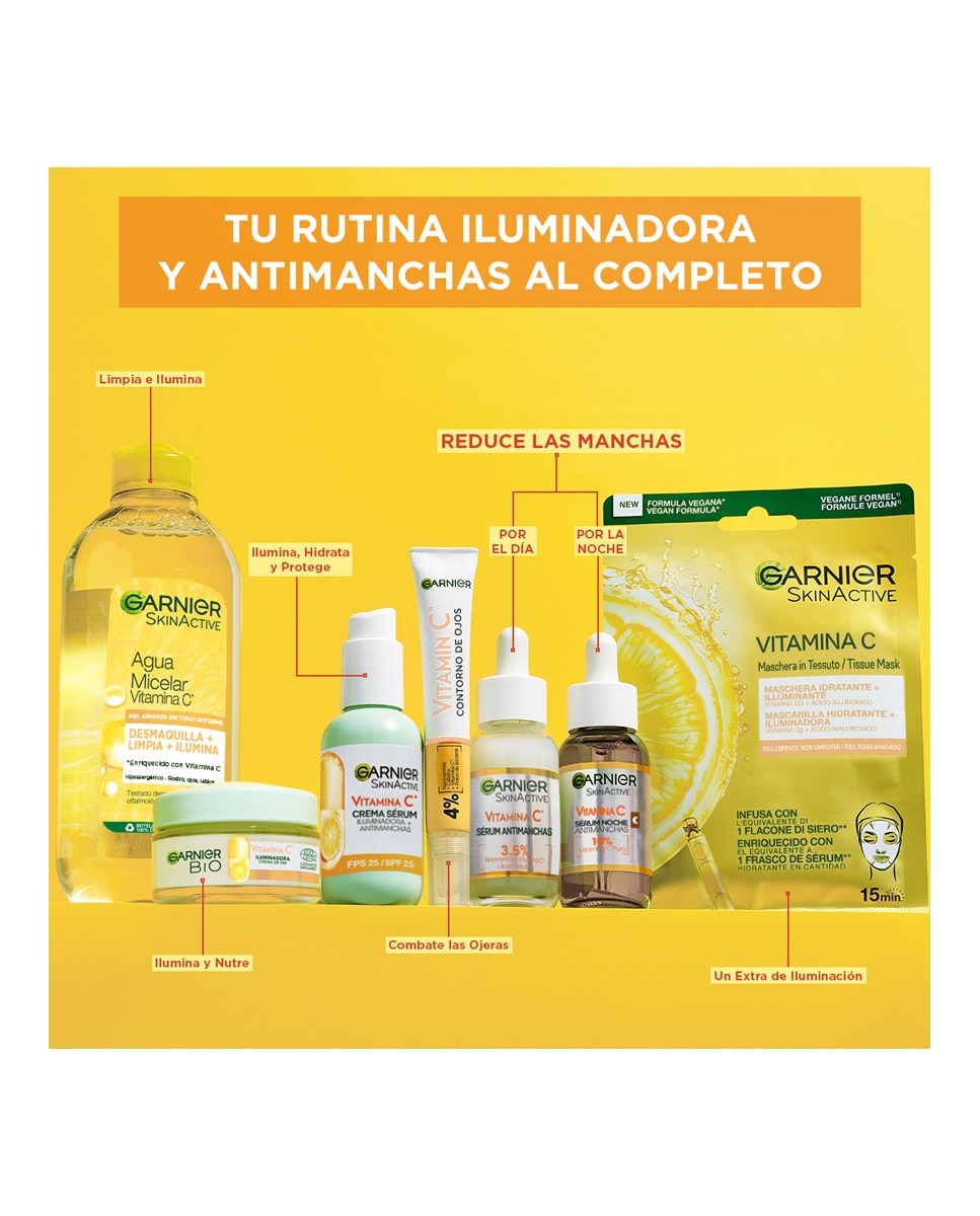 Contorno de ojos iluminador Garnier 8