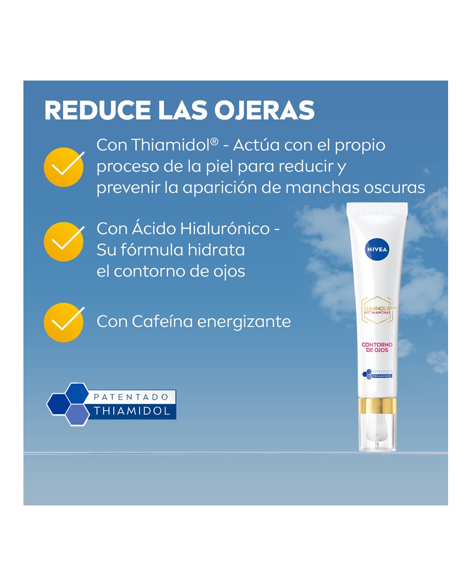 Contorno De Ojos Luminous630 Antimanchas Antiojeras Nivea - 15 ml 3
