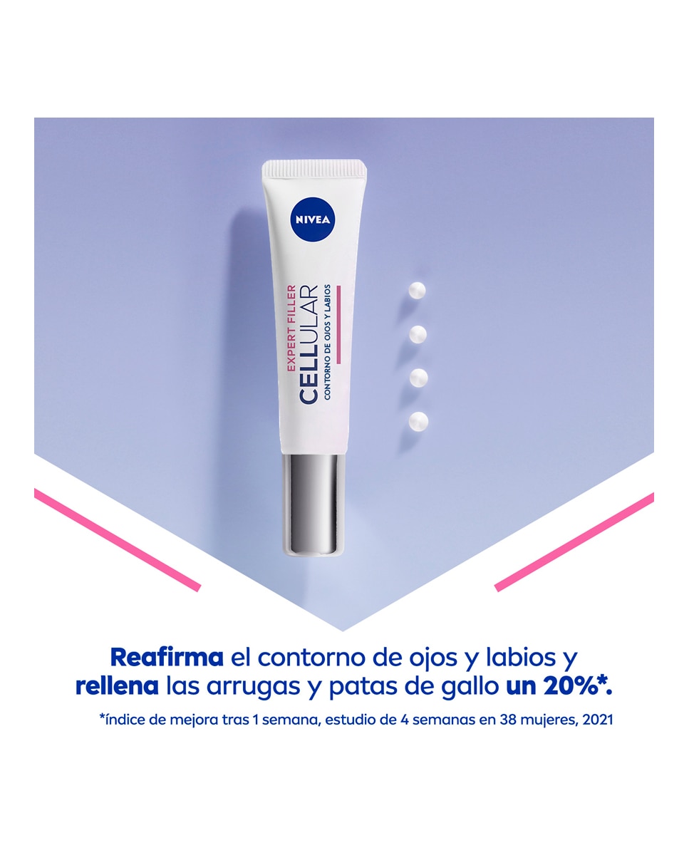 Contorno De Ojos Hyaluron Cellular Filler Antiedad Y Firmeza 15 ml Nivea - 15 ml 3