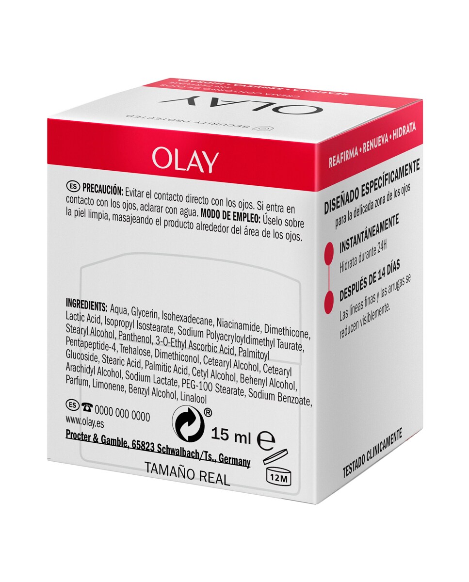 Contorno de Ojos con Niacinamida Regenerist 15 ml Olay 7